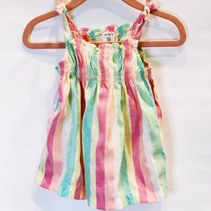 Pastel Striped Baby Tunic 18 mo